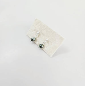 READY TO SHIP - Pearl Stud Earrings - 925 Sterling Silver FJD$ - Adorn Pacific - Earrings