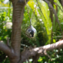 Load image into Gallery viewer, READY TO SHIP - Recycled Sterling Flush Set Necklace - 925 Sterling Silver &amp; 14k Gold Fill Chain FJD$ - Adorn Pacific - Necklaces
