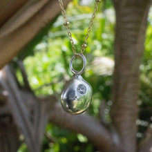 Load image into Gallery viewer, READY TO SHIP - Recycled Sterling Flush Set Necklace - 925 Sterling Silver &amp; 14k Gold Fill Chain FJD$ - Adorn Pacific - Necklaces

