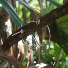 Load image into Gallery viewer, READY TO SHIP - Recycled Sterling Flush Set Stud Earrings - 925 Sterling Silver FJD$ - Adorn Pacific - Earrings
