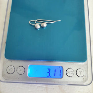 READY TO SHIP - Recycled Sterling Silver Drop Earrings - 925 Sterling Silver FJD$ - Adorn Pacific - Earrings