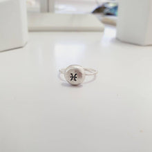 Load image into Gallery viewer, READY TO SHIP - Recycled Sterling Star Sign Pisces Ring - 925 Sterling Silver FJD$ - Adorn Pacific - Rings

