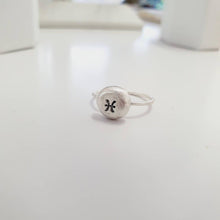 Load image into Gallery viewer, READY TO SHIP - Recycled Sterling Star Sign Pisces Ring - 925 Sterling Silver FJD$ - Adorn Pacific - Rings
