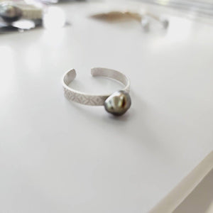 CONTACT US TO RECREATE THIS SOLD OUT STYLE Senikau Fiji Keshi Pearl Ring - 925 Sterling Silver FJD$ - Adorn Pacific - Rings