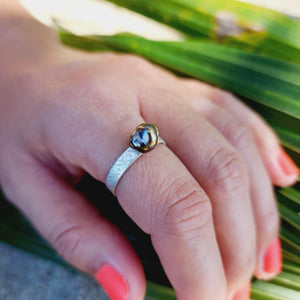 CONTACT US TO RECREATE THIS SOLD OUT STYLE Senikau Fiji Keshi Pearl Ring - 925 Sterling Silver FJD$ - Adorn Pacific - Rings