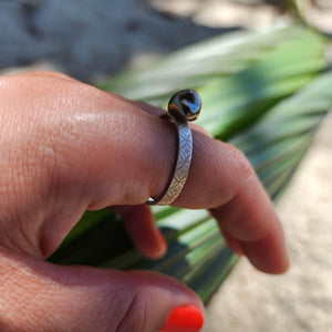 CONTACT US TO RECREATE THIS SOLD OUT STYLE Senikau Fiji Keshi Pearl Ring - 925 Sterling Silver FJD$ - Adorn Pacific - Rings