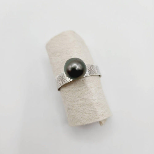 CONTACT US TO RECREATE THIS SOLD OUT STYLE Senikau Fiji Saltwater Pearl Ring - 925 Sterling Silver FJD$ - Adorn Pacific - Rings