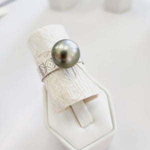 CONTACT US TO RECREATE THIS SOLD OUT STYLE Senikau Fiji Saltwater Pearl Ring - 925 Sterling Silver FJD$ - Adorn Pacific - Rings