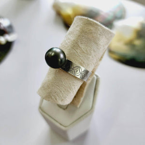 CONTACT US TO RECREATE THIS SOLD OUT STYLE Senikau Fiji Saltwater Pearl Ring - 925 Sterling Silver FJD$ - Adorn Pacific - Rings