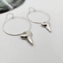 Load image into Gallery viewer, MADE TO ORDER - Shark Tooth Earrings - 925 Sterling Silver FJD$ - Adorn Pacific - All Products
