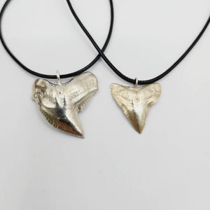 READY TO SHIP Shark Tooth Necklace - Black Cord FJD$ - Adorn Pacific - Necklaces