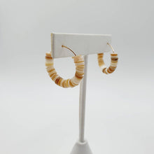 Load image into Gallery viewer, CONTACT US TO RECREATE THIS SOLD OUT STYLE Shell Hoop Earrings - 14k Gold Fill FJD$ - Adorn Pacific - All Products
