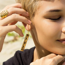 Load image into Gallery viewer, READY TO SHIP Tapa Earrings in 18k Gold Vermeil - FJD$ - Adorn Pacific - All Products
