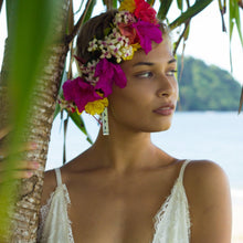 Load image into Gallery viewer, READY TO SHIP Tapa Earrings in 18k Gold Vermeil - FJD$ - Adorn Pacific - All Products
