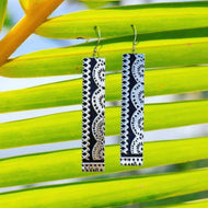 READY TO SHIP Tapa Earrings in 925 Sterling Silver - FJD$ - Adorn Pacific - All Products
