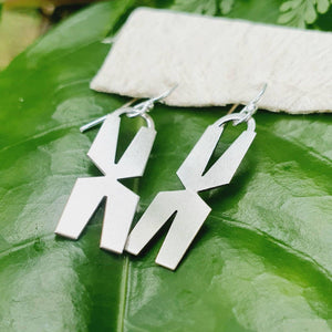 CONTACT US TO RECREATE THIS SOLD OUT STYLE Tapa Earrings Small - 925 Sterling Silver FJD$ - Adorn Pacific - Earrings