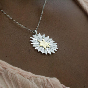 READY TO SHIP Tefui Necklace - 925 Sterling Silver & 18 Gold Vermeil Detail FJD$ - Adorn Pacific - All Products