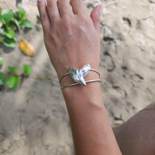 Load image into Gallery viewer, READY TO SHIP - Tiger Shark Tooth Cuff - 925 Sterling Silver FJD$ - Adorn Pacific - Bracelets
