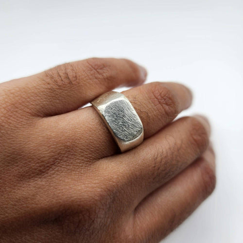 READY TO SHIP - Unisex Signet Ring - 925 Sterling Silver FJD$ - Adorn Pacific - Rings