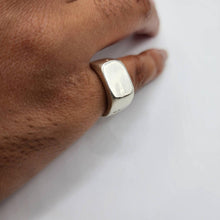 Load image into Gallery viewer, READY TO SHIP - Unisex Signet Ring - 925 Sterling Silver FJD$ - Adorn Pacific - Rings
