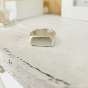 READY TO SHIP - Unisex Signet Ring - 925 Sterling Silver FJD$ - Adorn Pacific - Rings