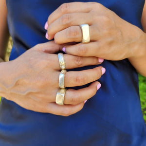 READY TO SHIP - Unisex Signet Ring - 925 Sterling Silver FJD$ - Adorn Pacific - Rings