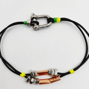 READY TO SHIP Unisex Stainless Steel, Copper and Nylon Bracelet FJD$ - Adorn Pacific - All Products