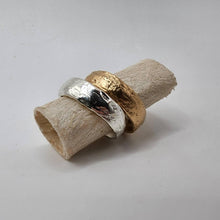 Load image into Gallery viewer, READY TO SHIP - Unisex Wide Band Ring - 9k Solid Gold or 925 Sterling Silver FJD$ - Adorn Pacific - Rings
