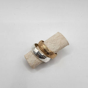 READY TO SHIP - Unisex Wide Band Ring - 9k Solid Gold or 925 Sterling Silver FJD$ - Adorn Pacific - Rings