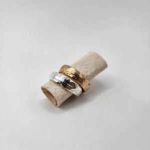 READY TO SHIP - Unisex Wide Band Ring - 9k Solid Gold or 925 Sterling Silver FJD$ - Adorn Pacific - Rings