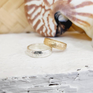 READY TO SHIP - Unisex Wide Band Ring - 9k Solid Gold or 925 Sterling Silver FJD$ - Adorn Pacific - Rings