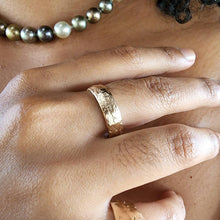 Load image into Gallery viewer, READY TO SHIP - Unisex Wide Band Ring - 9k Solid Gold or 925 Sterling Silver FJD$ - Adorn Pacific - Rings
