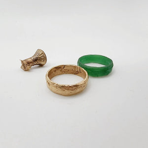 READY TO SHIP - Unisex Wide Band Ring - 9k Solid Gold or 925 Sterling Silver FJD$ - Adorn Pacific - Rings
