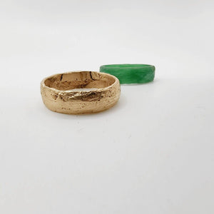READY TO SHIP - Unisex Wide Band Ring - 9k Solid Gold or 925 Sterling Silver FJD$ - Adorn Pacific - Rings