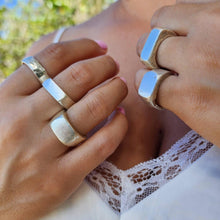 Load image into Gallery viewer, READY TO SHIP - Unisex Wide Band Ring - 9k Solid Gold or 925 Sterling Silver FJD$ - Adorn Pacific - Rings
