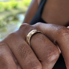 Load image into Gallery viewer, READY TO SHIP - Unisex Wide Band Ring - 9k Solid Gold or 925 Sterling Silver FJD$ - Adorn Pacific - Rings
