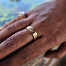 Load image into Gallery viewer, READY TO SHIP - Unisex Wide Band Ring - 9k Solid Gold or 925 Sterling Silver FJD$ - Adorn Pacific - Rings
