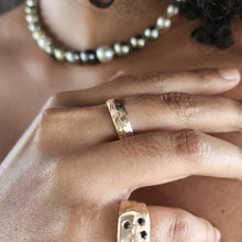Load image into Gallery viewer, READY TO SHIP - Unisex Wide Band Ring - 9k Solid Gold or 925 Sterling Silver FJD$ - Adorn Pacific - Rings
