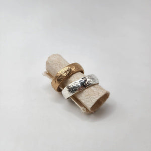 READY TO SHIP - Unisex Wide Band Ring - 9k Solid Gold or 925 Sterling Silver FJD$ - Adorn Pacific - Rings