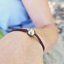 Load image into Gallery viewer, READY TO SHIP Unisex Woven Civa Fiji Pearl Bracelet - FJD$ - Adorn Pacific - All Products
