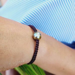 READY TO SHIP Unisex Woven Civa Fiji Pearl Bracelet - FJD$ - Adorn Pacific - All Products