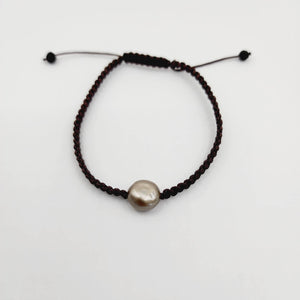 READY TO SHIP Unisex Woven Fiji Saltwater Pearl Bracelet - FJD$ - Adorn Pacific - All Products