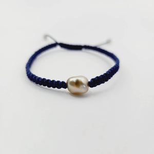 READY TO SHIP Unisex Woven Fiji Saltwater Pearl Bracelet - FJD$ - Adorn Pacific - All Products