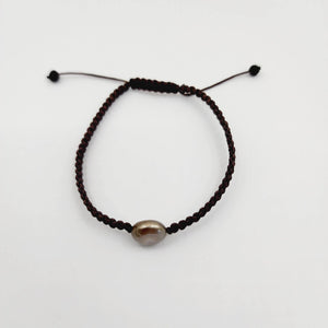 READY TO SHIP Unisex Woven Fiji Saltwater Pearl Bracelet - FJD$ - Adorn Pacific - All Products
