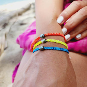 READY TO SHIP Unisex Woven Keshi Pearl Bracelet - FJD$ - Adorn Pacific - All Products