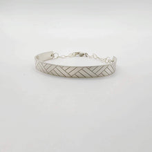 Load image into Gallery viewer, CONTACT US TO RECREATE THIS SOLD OUT STYLE Unisex Woven Mat Cuff - 925 Sterling Silver FJD$ - Adorn Pacific - Bracelets
