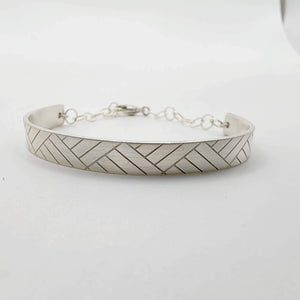 CONTACT US TO RECREATE THIS SOLD OUT STYLE Unisex Woven Mat Cuff - 925 Sterling Silver FJD$ - Adorn Pacific - Bracelets