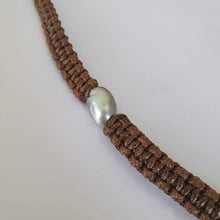 Load image into Gallery viewer, CONTACT US TO RECREATE THIS SOLD OUT STYLE Wax Cord Bracelet with Saltwater Baroque Pearl - FJD$ - Adorn Pacific - All Products
