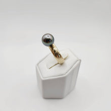 Load image into Gallery viewer, READY TO SHIP - Wide Band Pearl Ring with Graded Fiji Saltwater Pearl - 9k Solid Gold FJD$ - Adorn Pacific - Rings
