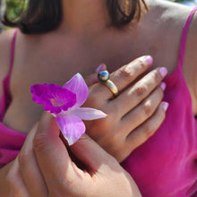 Load image into Gallery viewer, READY TO SHIP - Wide Band Pearl Ring with Graded Fiji Saltwater Pearl - 9k Solid Gold FJD$ - Adorn Pacific - Rings

